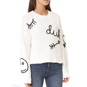 Wildfox Duh Sweater NWOT